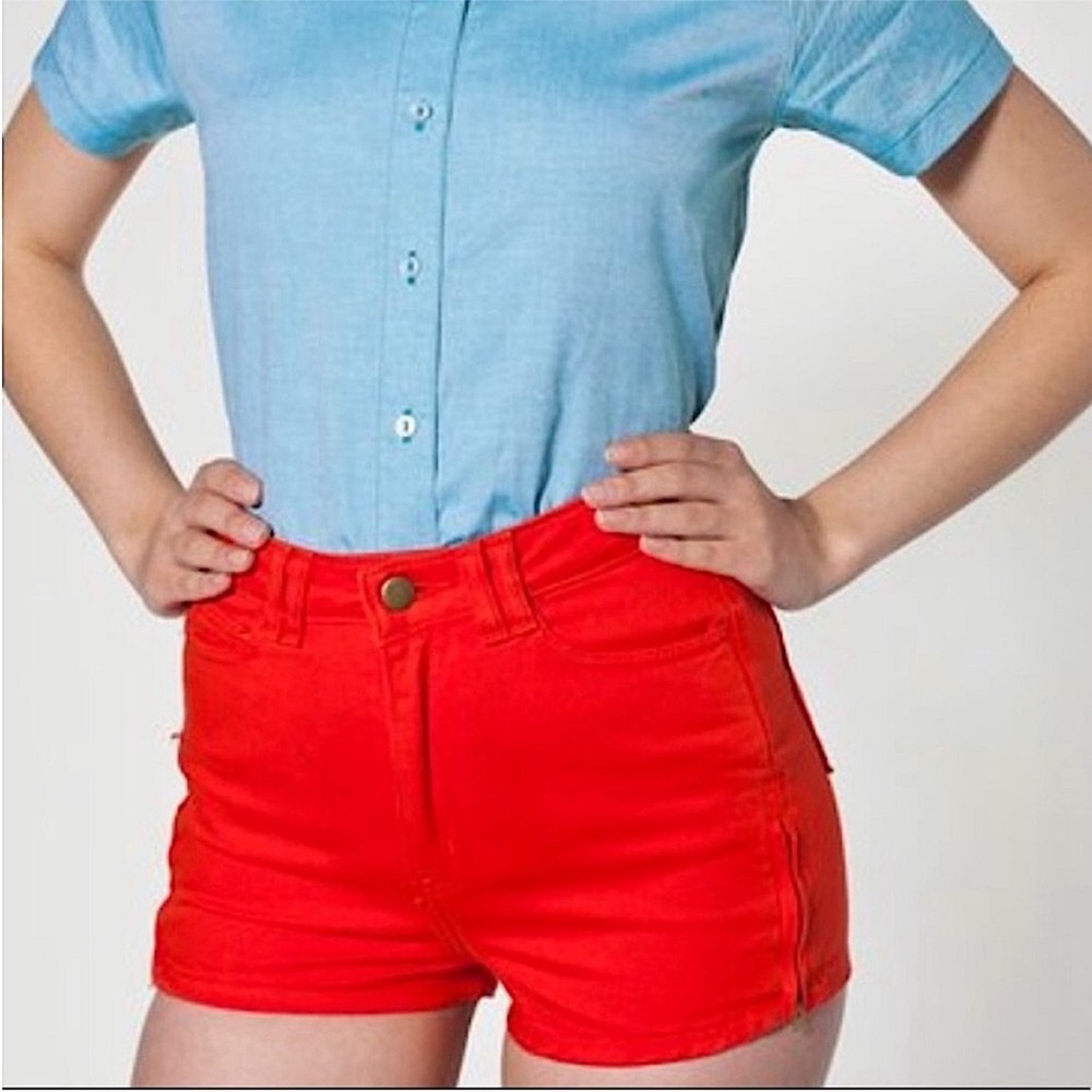 Vintage American Apparel Denim Cuff Short